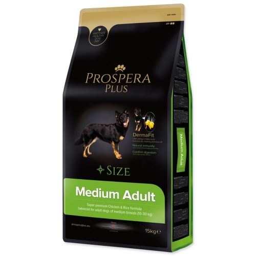 Prospera Plus Medium Adult Pui cu orez 15 kg