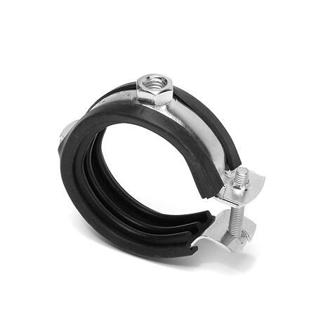 Manșon cu șurub simplu M8, 48-53 6/4" cu inserție de cauciuc / pachet 1 buc.