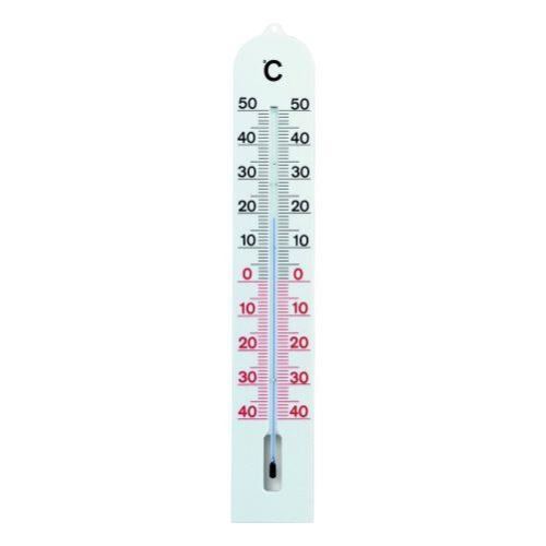 Termometru pentru exterior 40cm plastic, alb