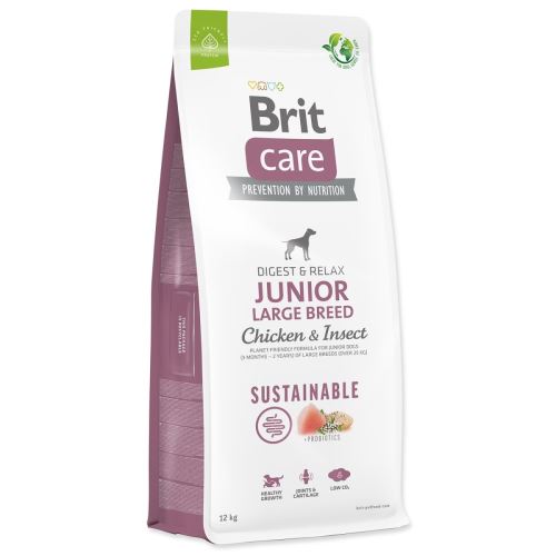 BRIT Care Dog Sustainable Junior Rasă mare 12 kg