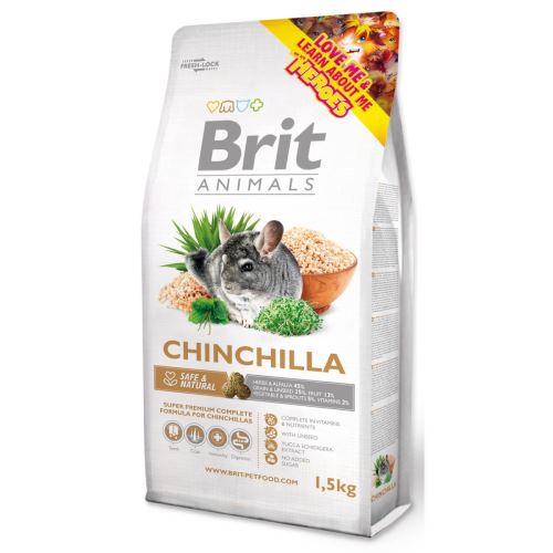 Hrană Brit Animals Complete Chinchilla 1,5kg