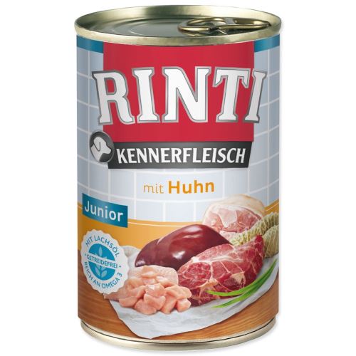 Conserve de conserve RINTI Kennerfleisch Junior pui 400 g