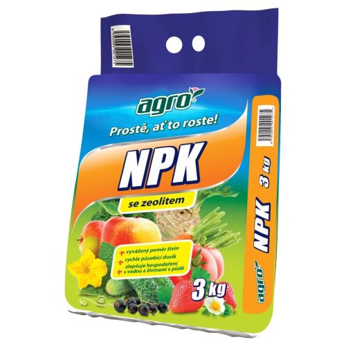 Îngrășământ AGRO NPK cu zeolit 3kg