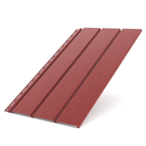 BRYZA placă de acoperiș din plastic solid, lungime 3M, lățime 305 mm, roșu RAL 3011