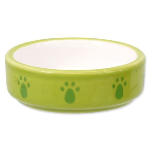 Castron ceramic pentru hamsteri verde 8,5 cm 0,08 l