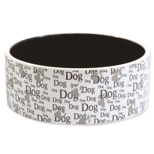 DOG FANTASY castron din ceramică cu imprimeu Dog 16 cm 750 ml