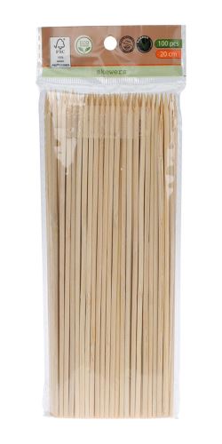 Frigarui de bambus 20cmx3mm (100buc)
