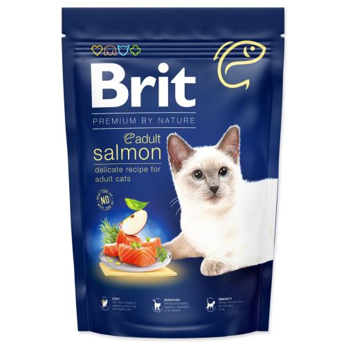 BRIT Premium by Nature Cat Adult Somon 1,5 kg
