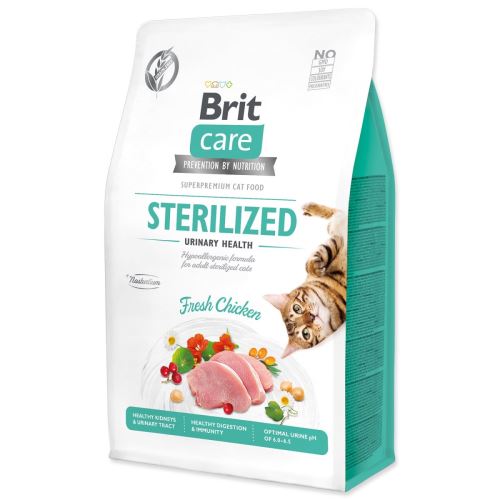 BRIT Care Cat Grain-Free Sterilizat Sterilizat Sănătate urinară 0,4 kg