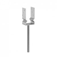 Picior de coloană PSZ 100, dimensiune 101x150x4, zincat / pachet 1 buc.