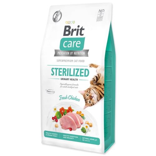 BRIT Care Cat Grain-Free Sterilizat Sterilizat Sănătate Urinară 7 kg