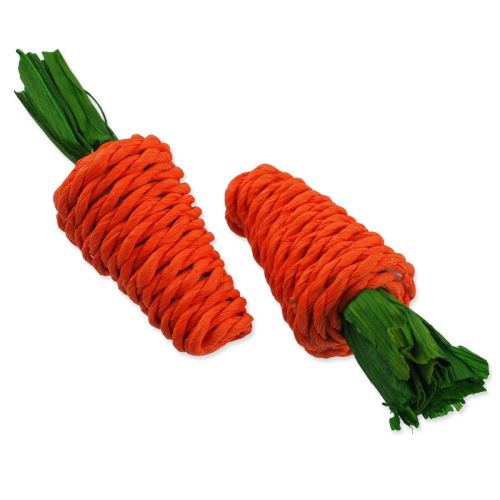 Jucărie SMALL ANIMALE mici alimente morcovi tricotate 9 cm