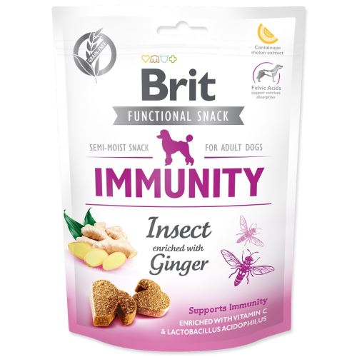 Brit Care Dog Snack funcțional pentru câini Tratament pentru insecte imunitate cu ghimbir 150g