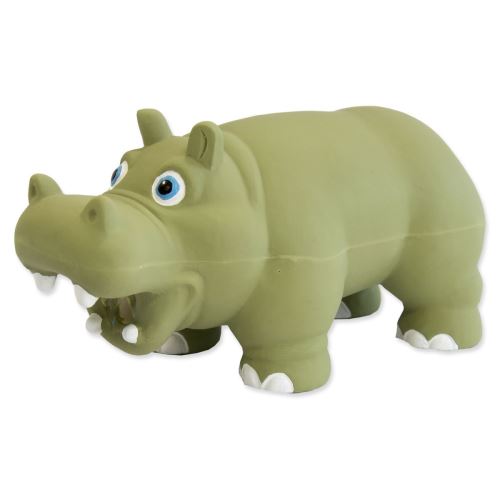 Jucărie DOG FANTASY Latex hipopotam cu sunet 17 cm 1 buc