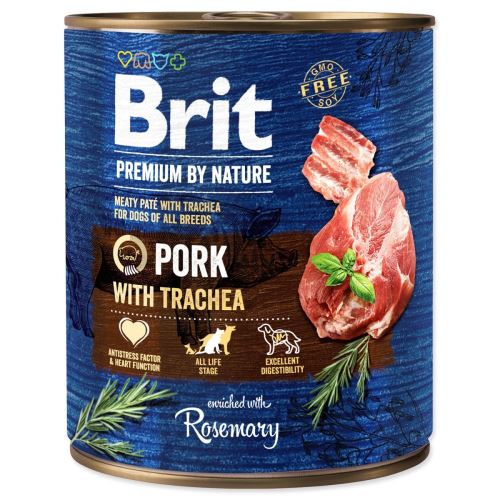 BRIT Premium by Nature Carne de porc cu trahee 800 g