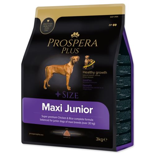 Prospera Plus Maxi Junior Pui cu orez 3kg