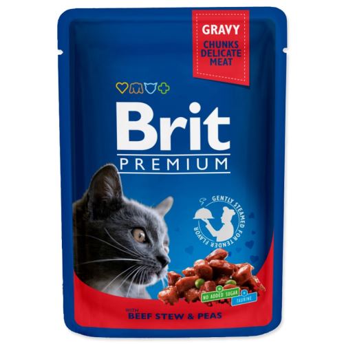 BRIT Premium Cat Beef Stew & Peas 100 g