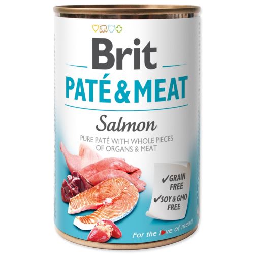 BRIT Paté & Meat Salmon 400 g