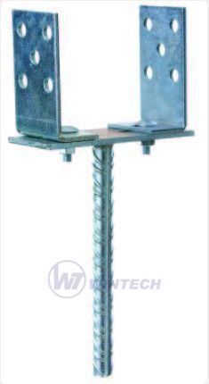 Picior reglabil pentru stâlp în formă de U, dimensiune 80-160 mm, ZB / pachet 1 buc.